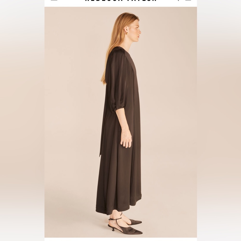 Rebecca Taylor Open Back Dress Black Size M